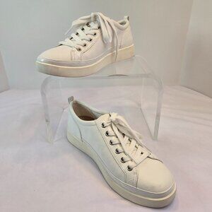 VIONIC Women's Winny Oxford Lace Up Sneaker Sz 9 White Leather